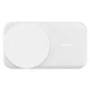 Belkin UltraCharge 25W Qi2 2-in-1 Foldable Wireless Charging Stand, White (WIZ038KQWH)