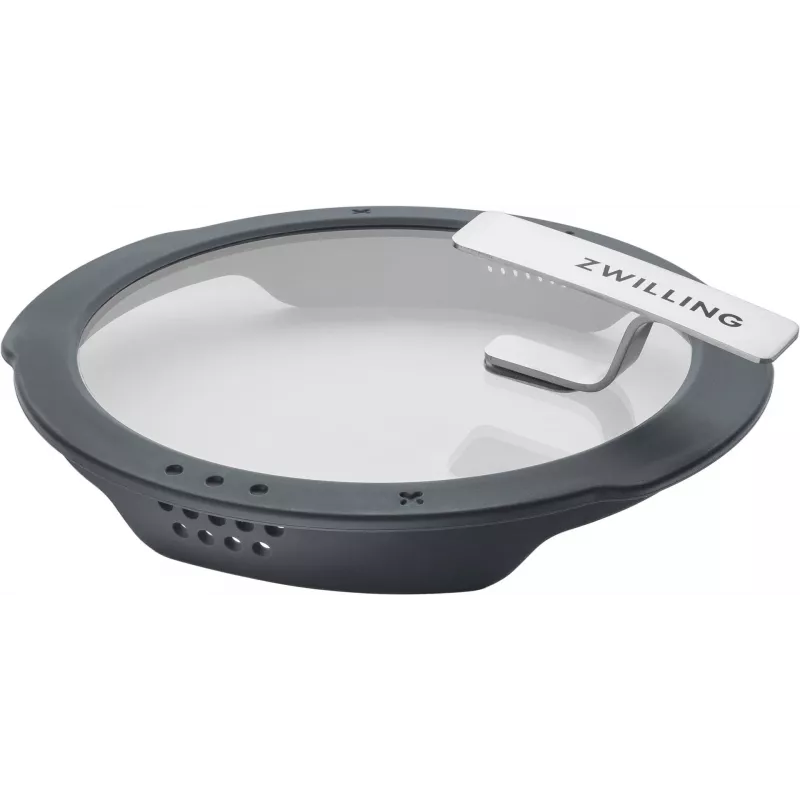 ZWILLING stainless steel pan set SIMPLIFY 5 pcs — dishwasher & oven safe, glass lids, suitable for ceramic hobs