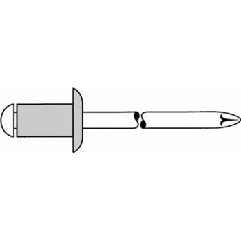 Blind rivet GESIPA 1455055 Al/A2 5×25 mm, grip range 15.0–20.0 mm, pack of 250