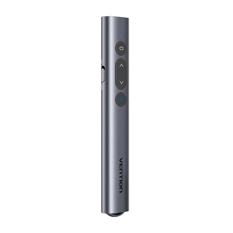 Wireless laser pointer Vention KQIH0 — red laser, maximum range 50 m, USB interface, lightweight PVC body