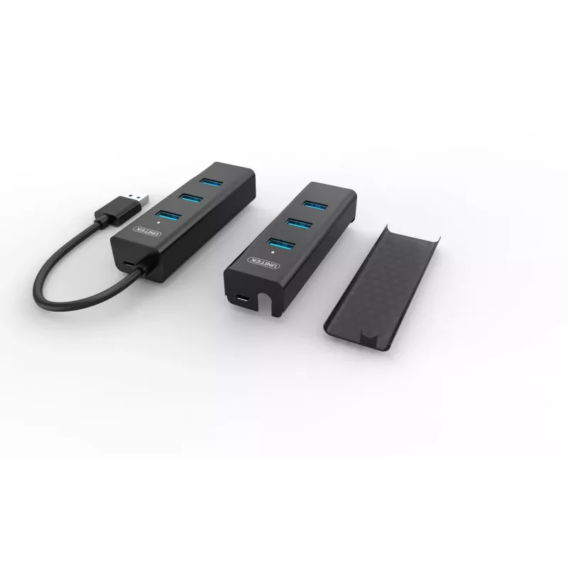 UNITEK Y-3089 interface hub USB 3.2 Gen 1 (3.1 Gen 1) Type-A 5000 Mbit/s Black