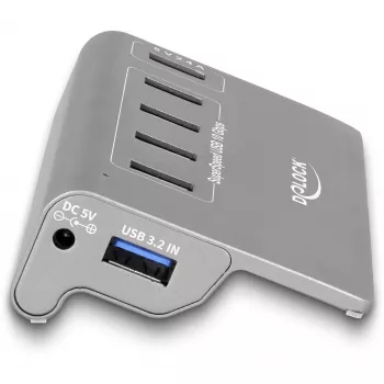 DeLOCK USB Hub 10 Gbps 4 Type-A Ports 1 Fast Charging Port