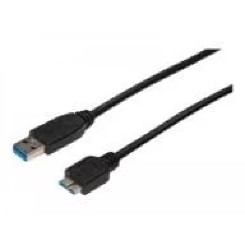 ASSMANN SuperSpeed USB 3.0 Cable, USB A Plug Micro USB B-Plug, Cu AWG 28, 2x Shielded, dl. 1.0m (AK-300116-010-S)