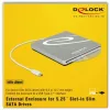 ODD enclosure DeLOCK 42605 13.3 cm (5.25 inch)