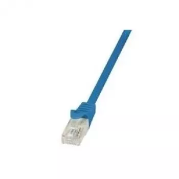 LogiLink CP2076U RJ45 network cable, patch cable CAT 6 U/UTP 5.00 m blue with snap-in protection 1 p
