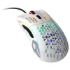 Glorious Model D gaming mouse - White, glossy + Grip Tape - black