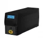 UPS ORVALDI I650 0.6 kVA (360 W) with LCD display and USB, 4x IEC outputs
