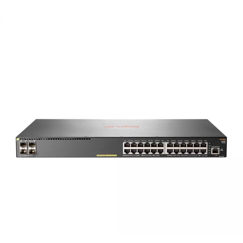 HPE Aruba Networking 2930F 24G PoE+ 4SFP+ Switch