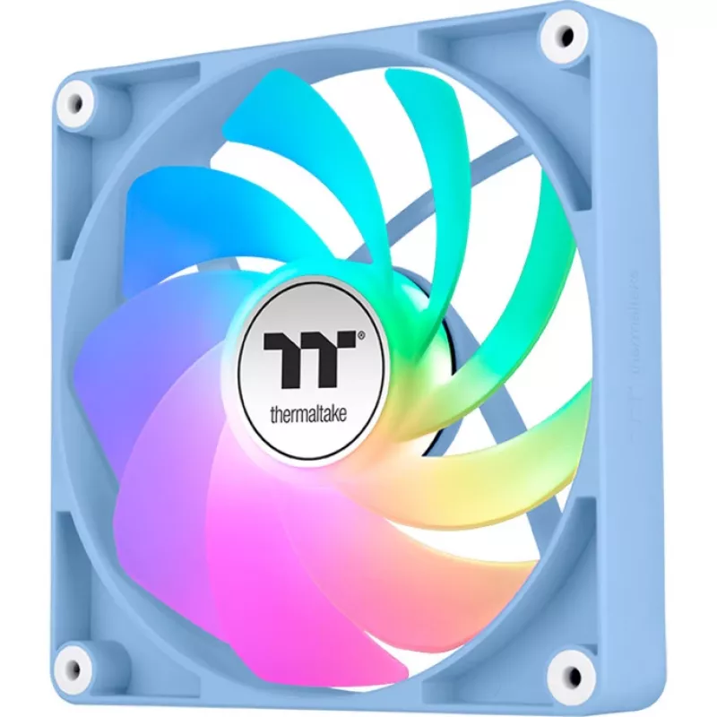 Thermaltake CT120 Reverse ARGB 120mm Case Fans, Hydrangea Blue, 2-Pack