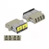 Optical Fiber Coupler DeLOCK 86904 LC Quad female to LC Quad female Multi-mode beige