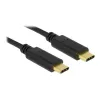 USB Cable DeLOCK 83868 USB 2.0 4m USB C Black