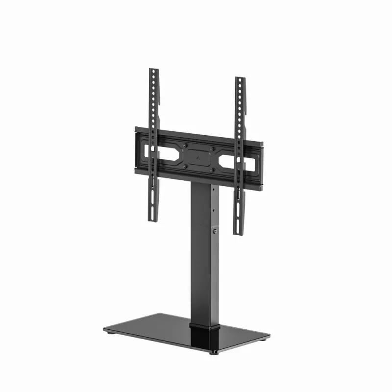Floor TV stand GEMBIRD TVS-D65S-01 for 32–65 inch TVs, adjustable height, tilt, VESA up to 400x400, max load 40 kg