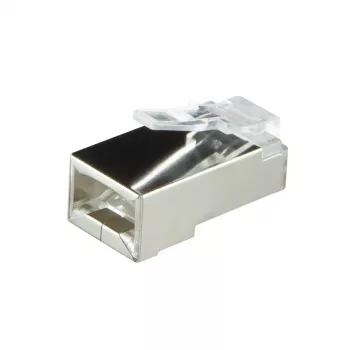 Wire Connector RJ45 LogiLink MP0022 Black Transparent