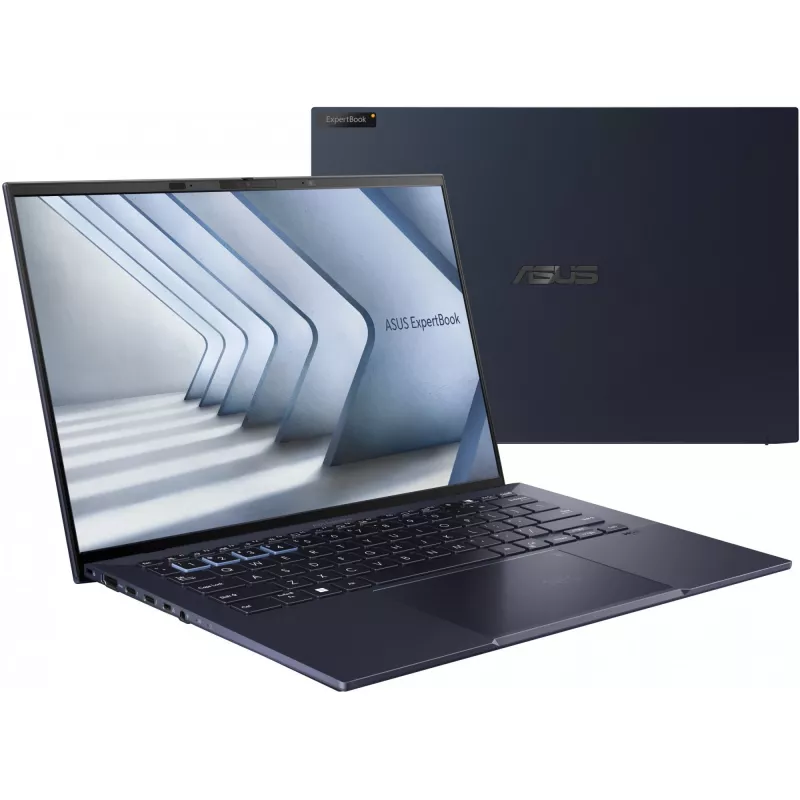 ASUS ExpertBook B9 OLED B9403CVAR-PP1735X Intel Core 7 150U Laptop 35.6 cm (14 inch) WQXGA+ 16 GB LPDDR5x-SDRAM 512 GB SSD Wi-Fi 6E (802.11ax) Windows 11 Pro German Black