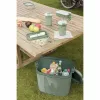 Portable cooler Curver 262266 — 32 L insulated travel refrigerator, green, polypropylene, 410×333×498 mm