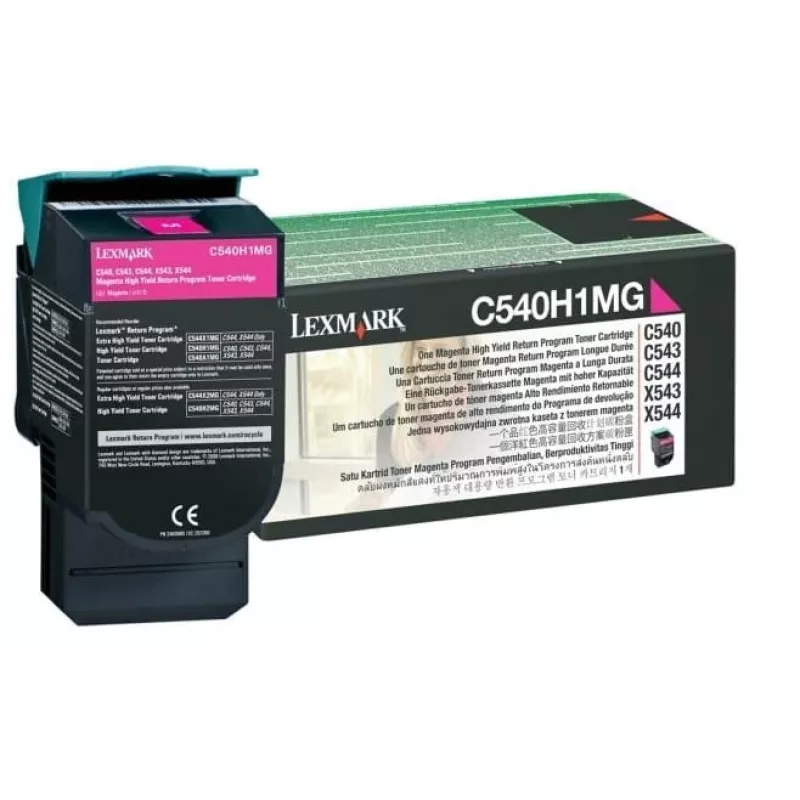 Lexmark C540H1MG - Toner magenta - for C540, C543, C544, C546, X543, X544, X546, X548