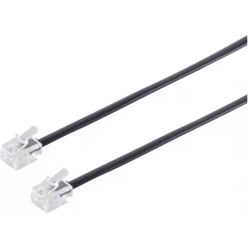 Modular connection cable ShiverPeaks 70095-20 6/4 Western plug for telephone