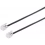 Modular connection cable ShiverPeaks 70095-20 6/4 Western plug for telephone