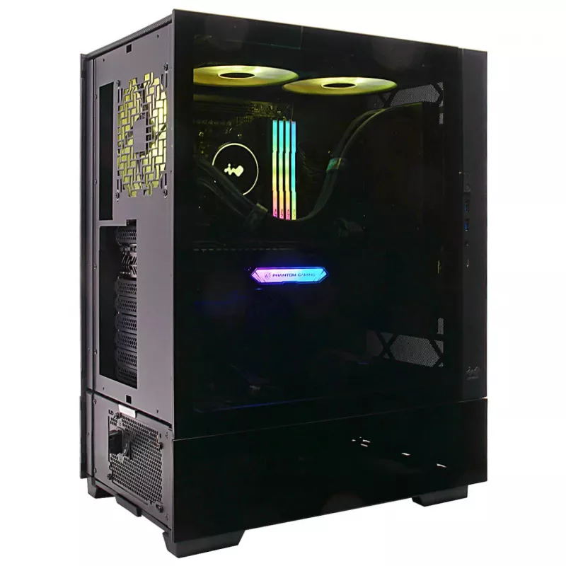 InWin Modfree Base Big-Tower Tempered Glass - black
