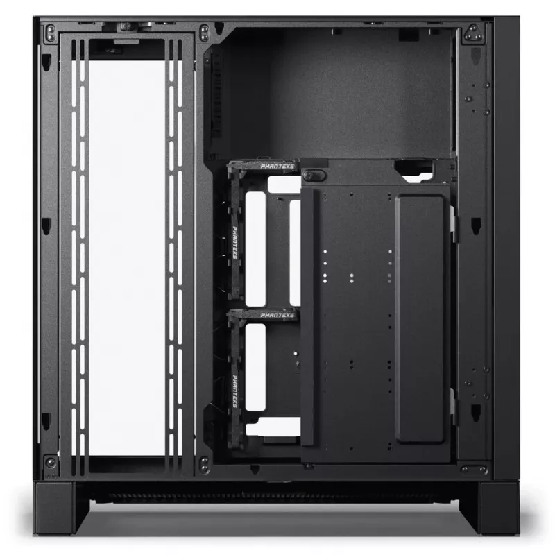 PHANTEKS NV-Series NV9 MK2 PC-Enclosure, EATX, DRGB, Tempered Glass - black & M25 Gen2 PWM D-RGB Fan 3er-Pack - Reverse Blade, 140mm, black + DRG