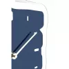 NeXtime klok 3072bl Thumbs up, 40.5x41.5 cm, Wall, Blue/ Silver