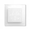Glass wall thermostat Homematic IP 161333A0 with CO2 sensor, digital RF, 230 V, 54.5×54.5×29 mm