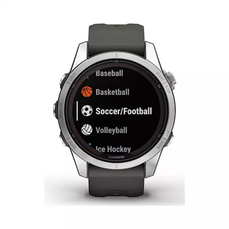 Garmin fēnix 7S Pro 3.05 cm (1.2) MIP 42 mm Digital 240 x 240 pixels Touchscreen Silver Wi-Fi GPS (satellite)