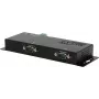 Ethernet to 2 x RS-232 adapter Exsys EX-6112-2POE with PoE support and 12V/3A power supply