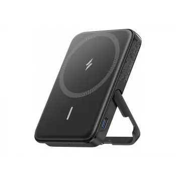 Portable charger Anker 322 MagGo — 5000 mAh, wireless 12 W, black