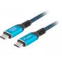 Cable USB-C M/M USB4 1.5M 240W 60HZ Black-Blue