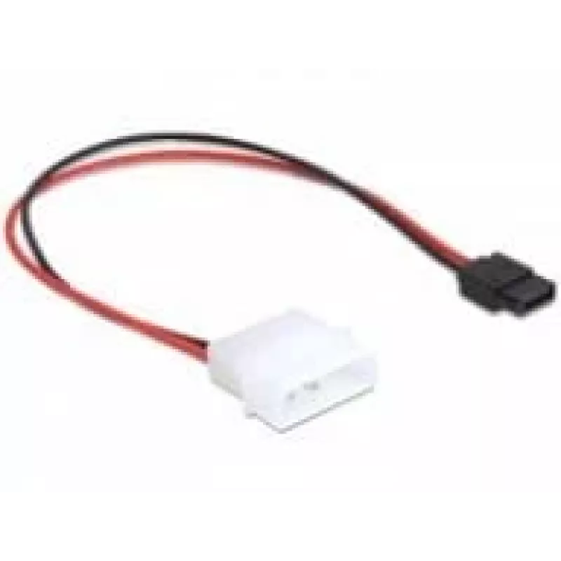 Delock Power Cable Molex 4 Pin Plug to Slim SATA 6 Pin Receptacle 24 cm