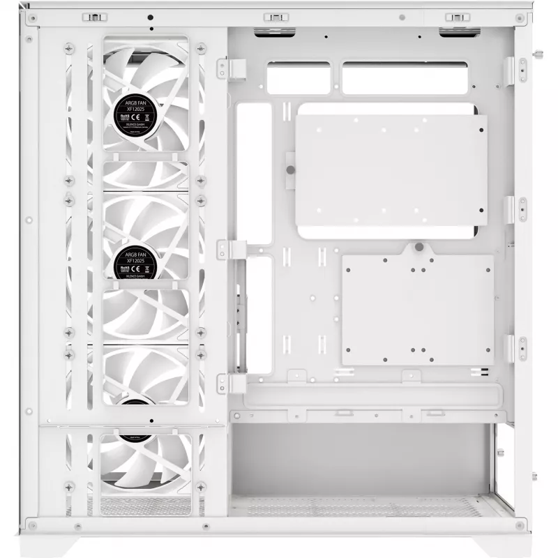 Case|XILENCE|ATX/micro ATX/Mini-ITX|White|Midi Tower|PC|X818.W.ARGB