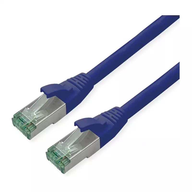 ROLINE RM Patch Cable Cat.6A S/FTP (PiMF), Blue, 3 m