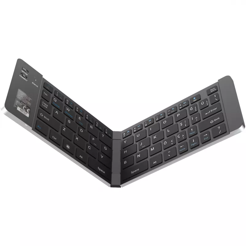 Wireless Keyboard Inca IBK-579BT Bluetooth 66 Keys Metallic Silver