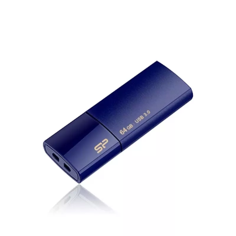 SILICON POWER Blaze B05 - USB Flash Drive - 64 GB - USB 3.0 - Marine Blue