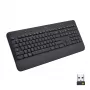 Logitech Signature K650 - Keyboard - Wireless - Bluetooth 5.1 - QWERTZ - Swedish - Graphite