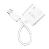 LogiLink USB-C Audio adapter USB-C/M to 2x USB-C/F 60W PD white
