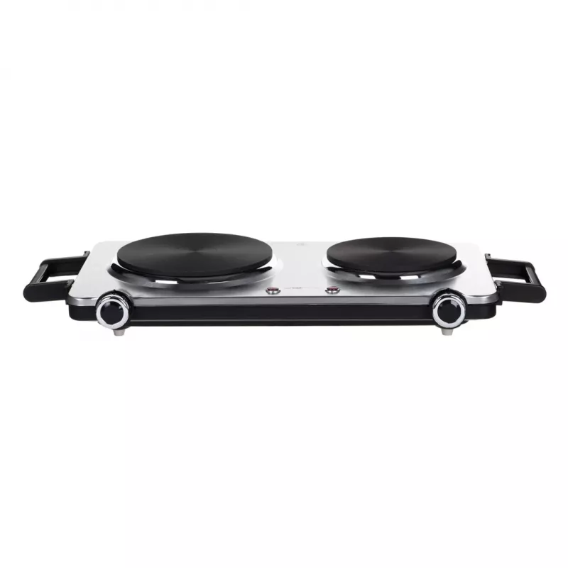 Clatronic DKP 3668 E Black,Stainless steel Countertop Sealed plate 2 zone(s)