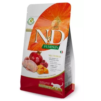 Dry cat food Farmina N&D Pumpkin Adult 5 kg — Quail, 46% protein, 11% fat