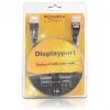 DisplayPort cable DeLOCK 82770 1 m Black Brown