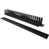 Cable box Alantec PK008 wall organizer 1U black metal/plastic