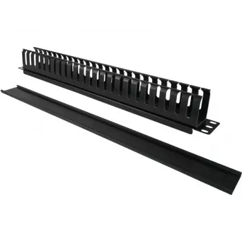 Cable box Alantec PK008 wall organizer 1U black metal/plastic