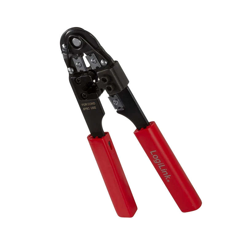 LogiLink WZ0004 Cable Crimper Crimping Tool Black. Red