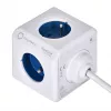 Allocacoc 2402BL/FREUPC power extension 1.5 m 4 AC outlet(s) Indoor Blue, White