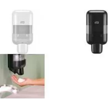 Soap and disinfectant dispenser Tork S5 black — wall-mounted liquid dispenser