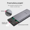 SSD enclosure Unitek S1206A for 2× M.2 NVMe PCIe Gen3 x4 drives, USB 3.2 Gen 2 (10 Gbit/s), aluminium, USB-C, includes power supply