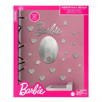 Mirror Wall Decal Paladone PP13751BR Barbie design – decorative self-adhesive mirror sticker