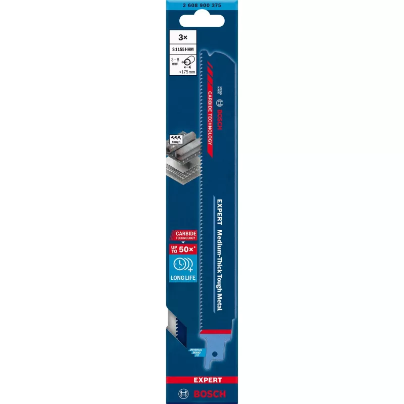 Bosch Expert 2 608 900 375 jigsaw/scroll saw/reciprocating saw blade Carbide 3 pc(s)