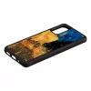 Protective case iKins for Samsung Galaxy S20 — black Cafe Terrace design