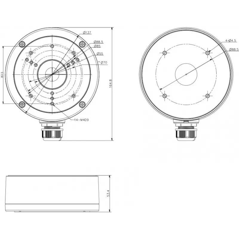 HIKVISION DS-1280ZJ-S BLACK BOX